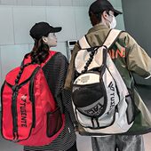 训练学生收纳袋旅行排足球双肩背包轻便篮球包大容量运动网兜健身
