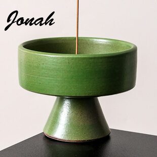 香插香座感家用炉高级室内侘寂香薰炉香薰摆件托风线香香香薰炉