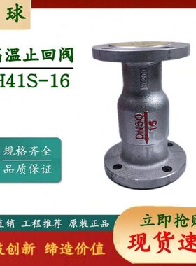 两用温单向阀 止回阀H4 玉球-2516  1专用/S高环飞 卧立锅炉
