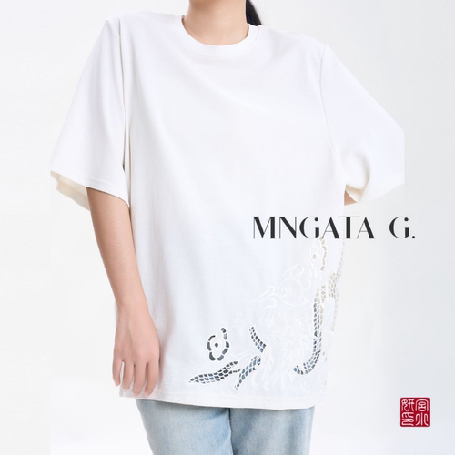 MNGATA G./曼加塔【龙绣】棉质新中式中国风休闲百搭上衣5021305