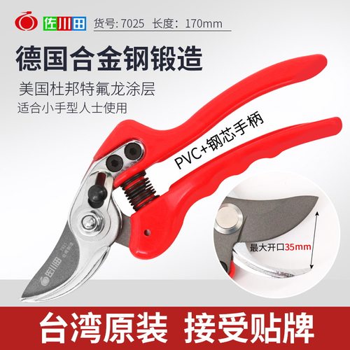 7025整枝剪园林工具果树枝剪园林绿化修花剪剪枝果枝小剪刀