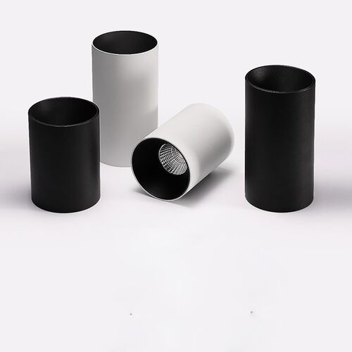 明装筒灯免开孔家用玄关圆形吸顶式天花射灯店铺10w30w防眩无主灯