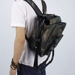 轻简野钓小钓椅双肩包折叠多功能轻便迷你钓鱼椅包手提防水钓鱼凳