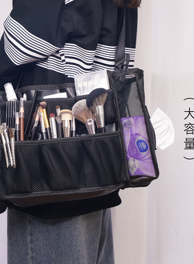 跟妆包化妆师刷包新娘补妆包工具包剧组外景专用斜跨腰包收纳整理