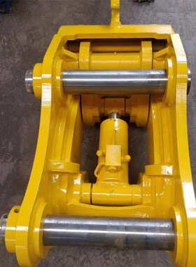 75挖机带快换接头  钩机带机械快速连机器  更换挖机挖斗