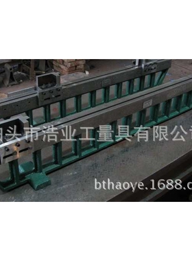 1.5米 铸铁桥型平尺价格 DING ZUO 铸铁桥型平尺规格  人工刮研