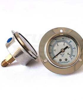 SHINI信易模温机压力表0-10KG充油防震油压表STM油温机原装配件