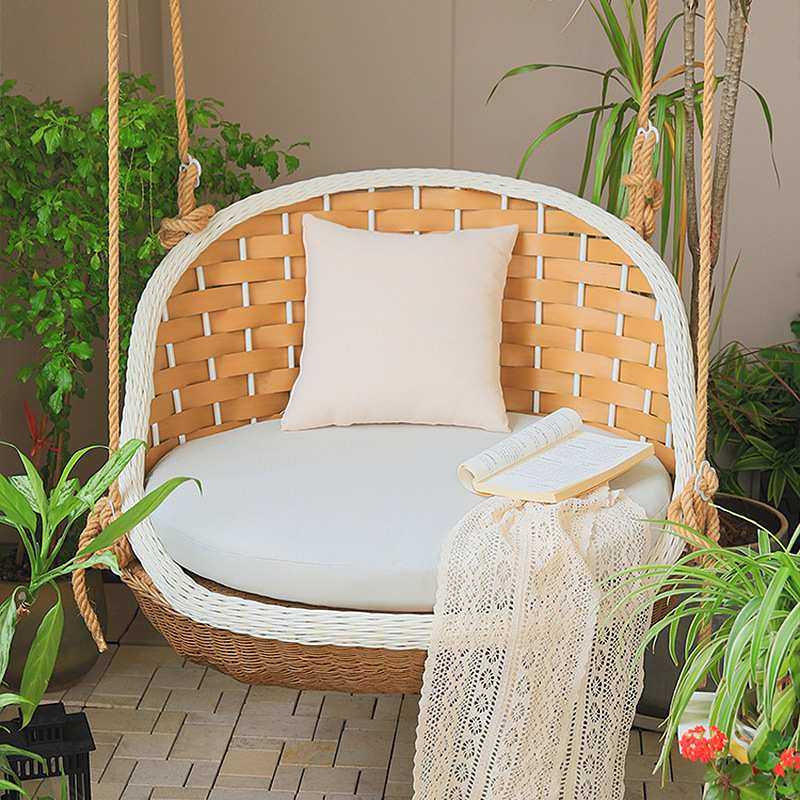 吊椅秋千户外庭院吊篮室内休闲家用吊床露台阳台竹编秋千椅摇篮椅,3C数码配件,USB灯,淘宝优惠券,粉丝福利购,淘宝优惠卷