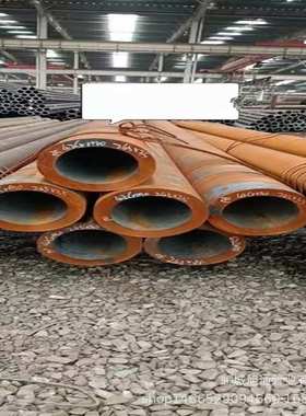 衡阳40cr空心合金管377*60 大口径40cr无缝厚壁管 锯床零切