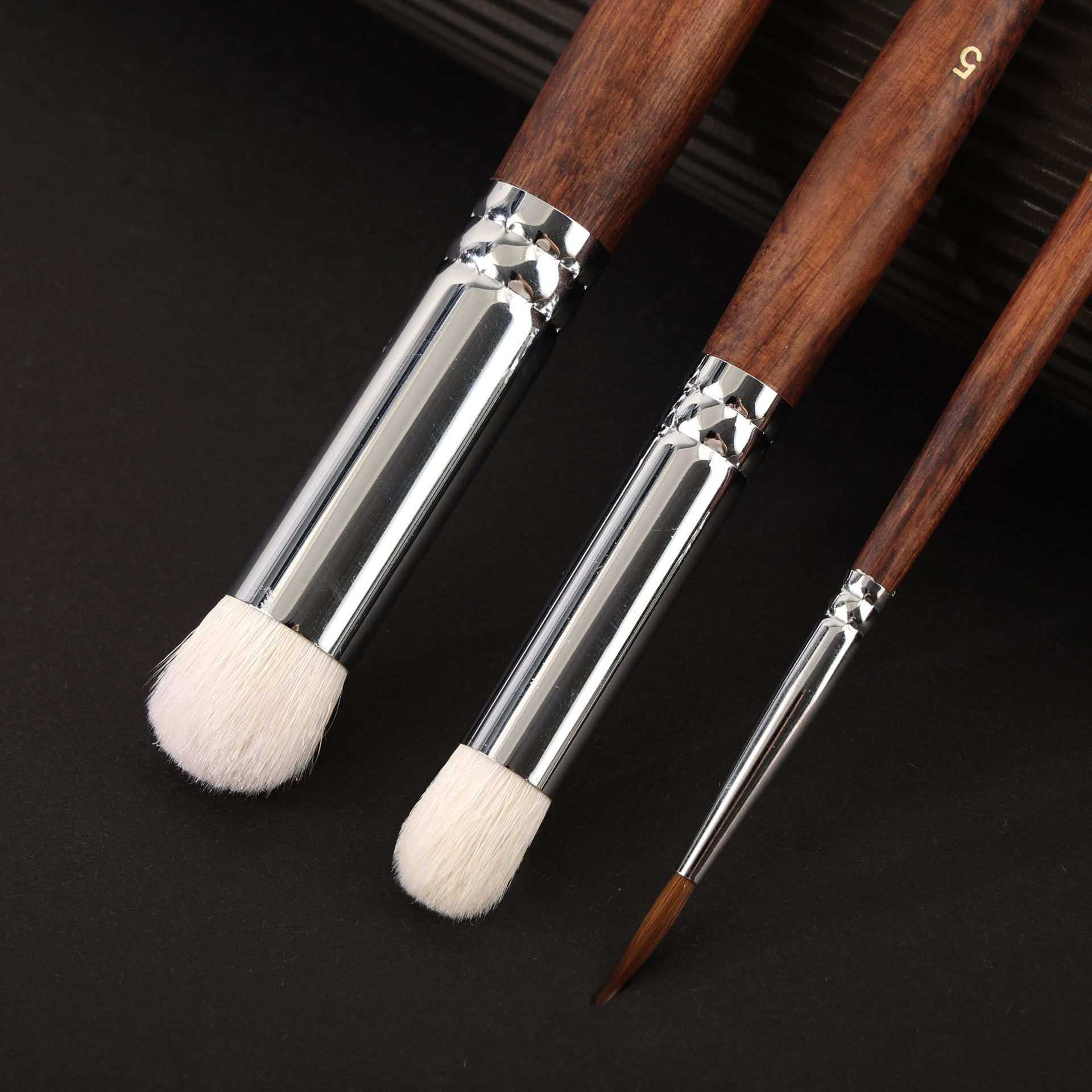 跨境7支木杆画笔套装尼龙毛丙烯油画笔学生美术画画颜料笔,3C数码配件,USB灯,淘宝优惠券,粉丝福利购,淘宝优惠卷