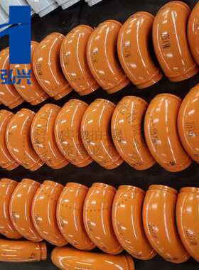 泵车臂架双层耐磨弯头 DN125R275*90°五万方弯头 天泵臂架弯头