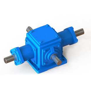 T系列90度直角换向器HD螺旋齿轮换向器ARA十字转向箱锥齿轮转向器