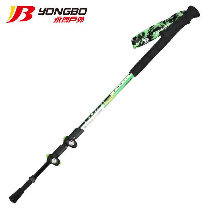 登山杖独步路户外 徒步登山碳纤维登山杖 三节外锁伸缩登山手杖