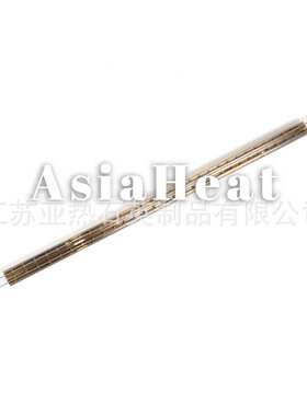 380V 6000W 6600W 布料双管半镀金卤素发热管 孪管红外线卤素管