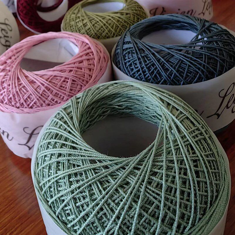 小辛娜娜费雯丽五号系列蕾丝线钩针线diy手工编织毛线材料包钩织