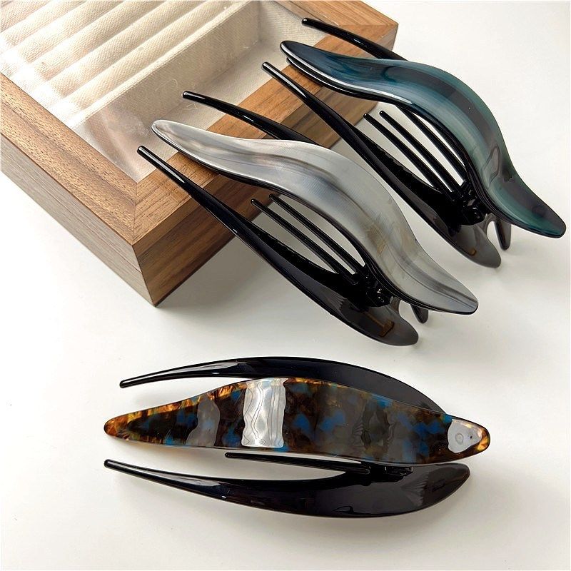 韩国发夹头饰醋酸边夹顶夹发卡后脑勺发饰一字夹鸭嘴夹大号盘发,饰品/流行首饰/时尚饰品新,发饰,淘宝优惠券,粉丝福利购,淘宝优惠卷