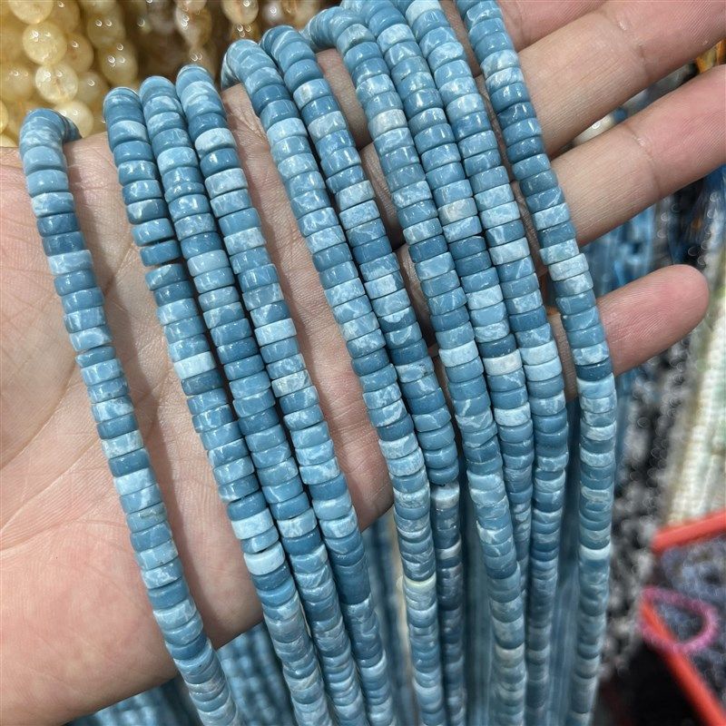 6*3mm海纹石算盘珠直切隔片散珠diy手工串珠手链项链饰品配件,饰品/流行首饰/时尚饰品新,奇石,淘宝优惠券,粉丝福利购,淘宝优惠卷