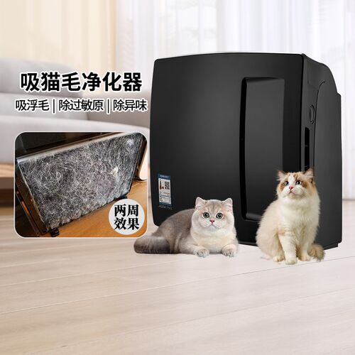 宠物吸猫毛空气净化器除猫毛清理吸附猫毛神器宠物梳毛神器