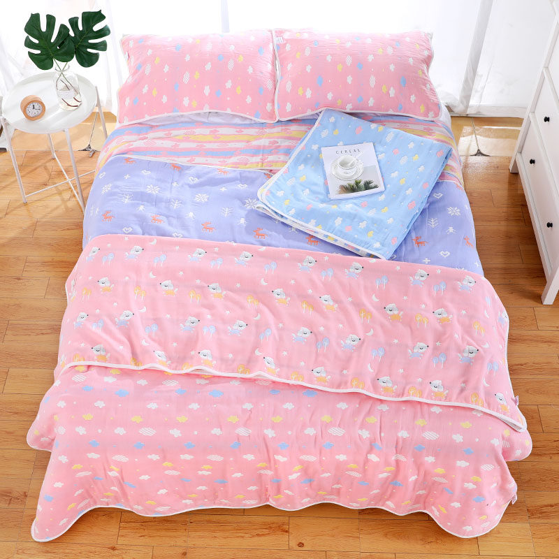 六层毛巾被纯棉纱布被子单人儿童婴儿夏凉盖毯双人夏季午睡小毯子,床上用品,休闲毯/毛毯/绒毯,淘宝优惠券,粉丝福利购,淘宝优惠卷