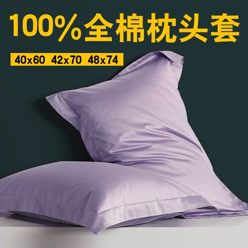 亚70x42深睡枕pro枕套星球记忆棉枕头套单个40x60全棉纯棉一对朵