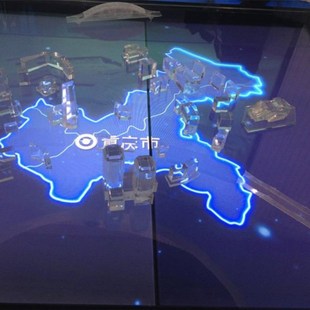 售楼处楼盘房屋投影沙盘智能地图数字沙盘模型来图定制在线工厂