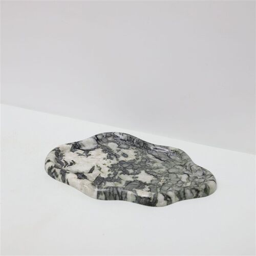 现代简约大理石云朵托盘果盘首饰收纳盘客厅洗手台样板间创意家居 - 封面