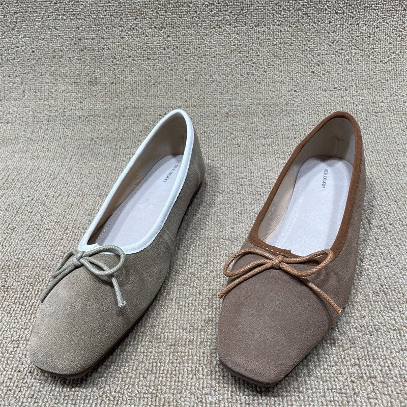 断码处理真皮浅口单鞋女鞋子春季新款法式复古晚晚鞋平底豆豆船鞋,女鞋,浅口单鞋,淘宝优惠券,粉丝福利购,淘宝优惠卷