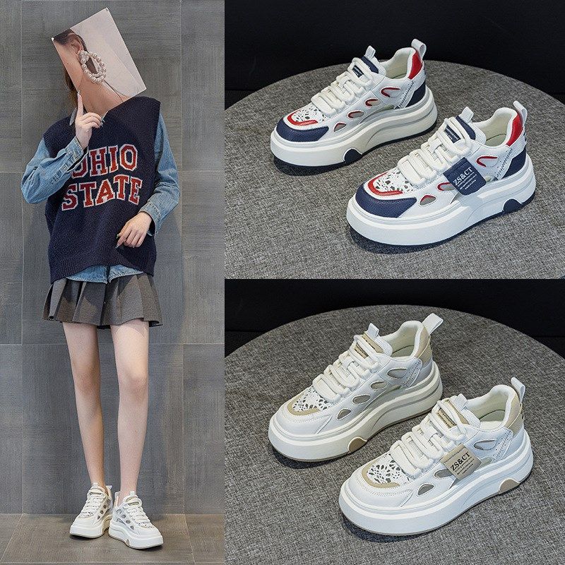 20256-1夏季女鞋小白鞋女配裙子2025新款爆款网鞋透气网面休闲鞋,女鞋,时尚休闲鞋,淘宝优惠券,粉丝福利购,淘宝优惠卷