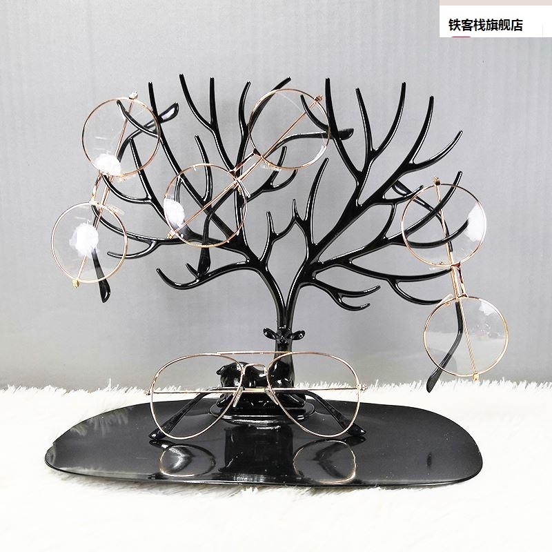 爱眼镜架搁眼店柜意镜列可陈道镜具展示架桌面台摆件眼创收纳支架