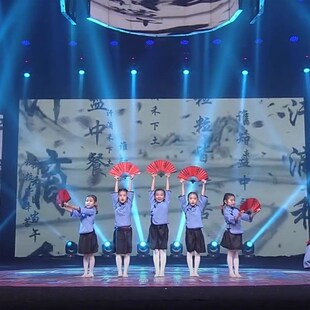 六一儿童国学礼赞演出服民国风表演服幼儿园中山装 民国学生服舞蹈