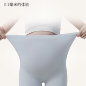 短裤 高弹透气免穿内裤 2023薄款 防走光打底裤 无痕花边三分裤 孕妇裤