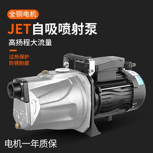自吸喷射泵高楼增压泵高扬程家用自动加压泵抽河水泵水井里吸水泵