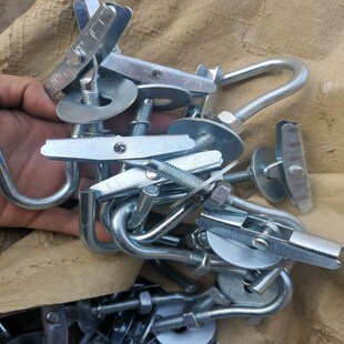 空心预制板楼板吊钩钩子吊扇钩吊灯钩带钩膨胀螺丝花篮电风扇挂钩