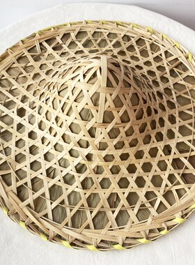 帽子竹制品手工竹编傣族舞蹈道具成人儿童广场舞道具古风帽子