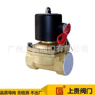 上贵2W铜丝扣电磁阀 ZW电磁阀 黄铜水阀 快速开关启闭二通电磁阀