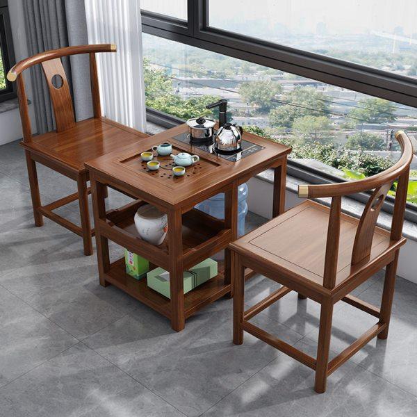 全实木阳台茶桌椅组合小户型家用泡茶榆木茶台休闲功夫小茶几一体,商业/办公家具,茶台/茶桌,淘宝优惠券,粉丝福利购,淘宝优惠卷