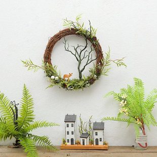 藤条枯藤藤曼绿植枯树枝造景幼儿园环创枯木干枝花园墙上装饰挂饰