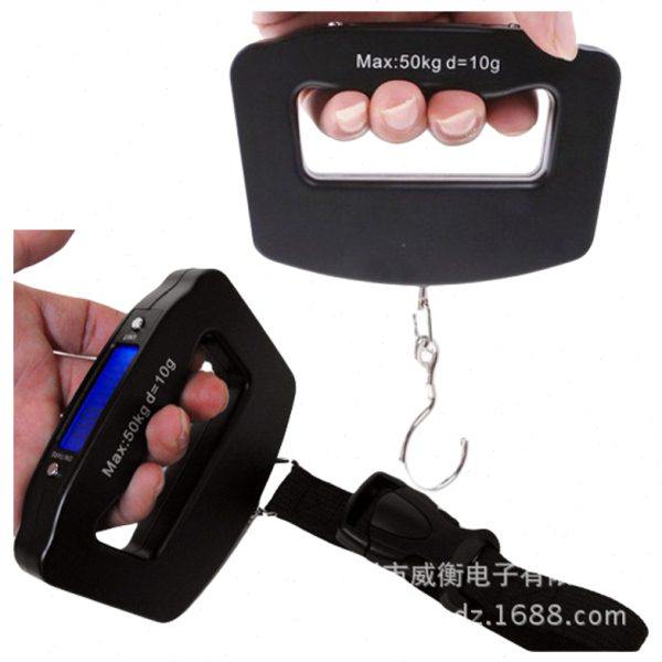 威衡手提秤厨房电子称50kg迷你手提称便携式快递称精准家用弹簧秤