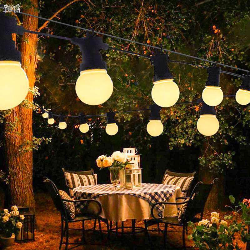 50球泡灯串户外低压40灯串10圣诞景观庭院彩灯婚礼节日装饰,节庆用品/礼品,装饰灯,淘宝优惠券,粉丝福利购,淘宝优惠卷