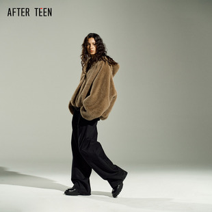 套装 AFTER TEEN两面穿外套半身裙弯刀裤