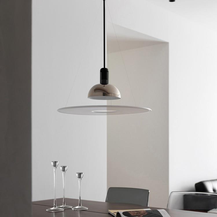 意大利餐厅客吊灯简约现代设计师款创意飞碟吧台吊灯