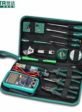 Sata/世达 21件电工日常检修工具 维修组套 03790