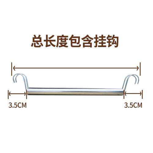 货架衣柜不锈钢配件挂衣杆开放式挂衣架落地简易组装室内衣橱收纳