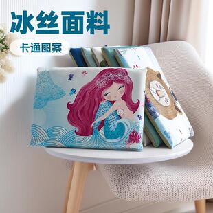 夏季学生坐垫长方形板凳屁股垫子软垫夏天透气凳子冰丝防滑椅子垫