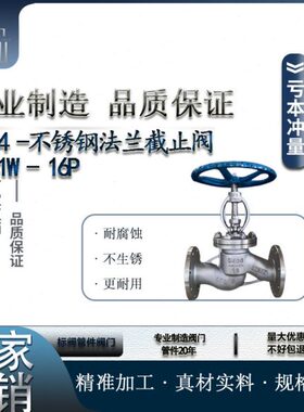 4蒸汽-法兰截止阀JP 0160D截止阀830W205010  316不锈钢耐高温41N