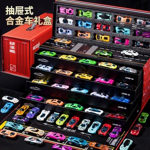 合金儿童玩具车套装 小汽车赛车迷你模型小车宝宝1一3岁6益智2男孩