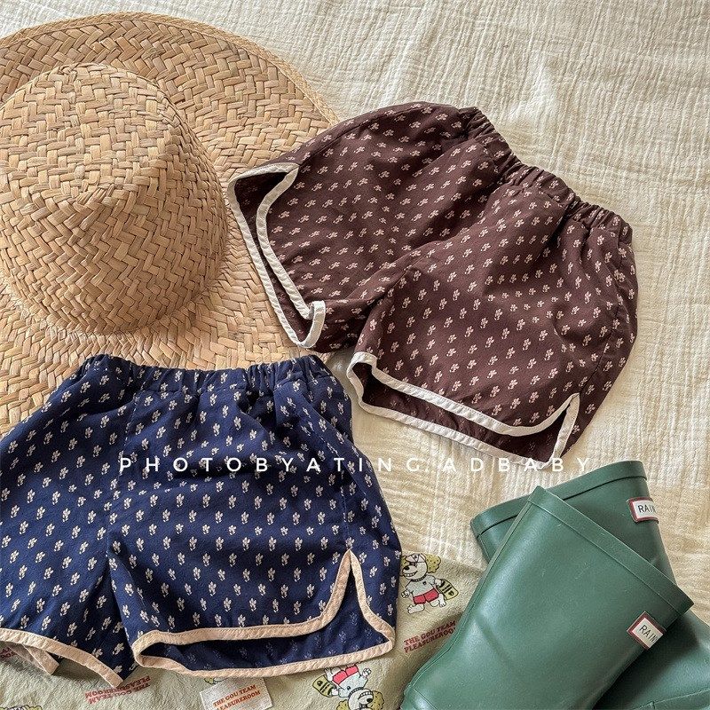 2024童装夏季新款热裤女童运动裤夏装印花短裤儿童水洗棉裤子,童装/婴儿装/亲子装,裤子,淘宝优惠券,粉丝福利购,淘宝优惠卷