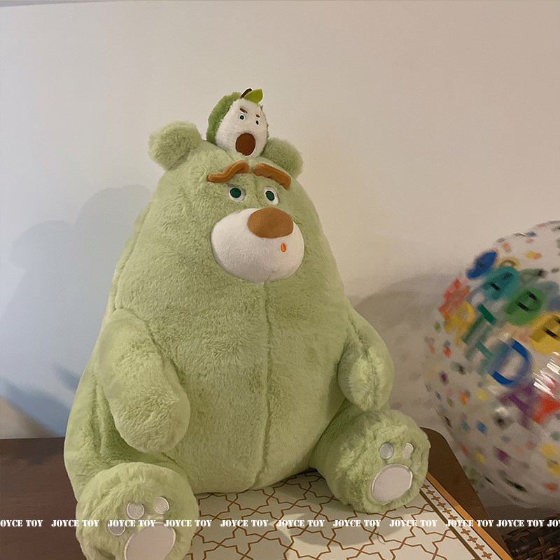 水果草莓熊公仔牛油果熊玩偶可爱小娃娃抱枕睡觉床上毛绒玩具女生