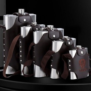 【304】不锈钢酒壶便携式酒壶随身酒壶大容量酒壶白钢酒壶1斤5斤