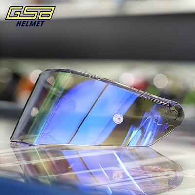 GSB头盔镜片361GT原厂官方正品配件电镀防晒极光彩色高清高透风镜